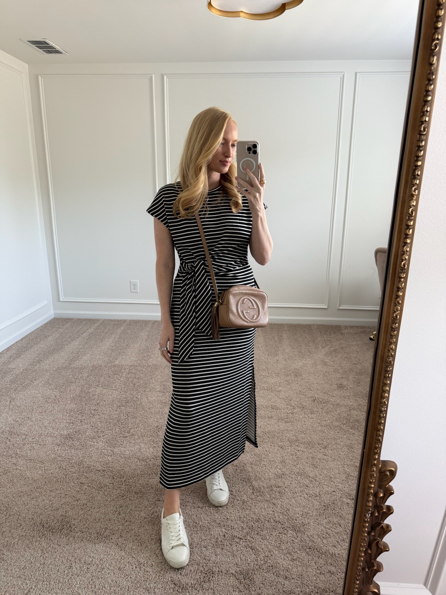 Cute casual daytime outfit, perfect for a day of shopping! Use my code AMANDAJOHNXSPANX for 15% off my dress. Spring outfits // summer outfits // casual outfits // casual workwear // work outfits // daytime outfits // Spanx dresses 

#LTKWorkwear #LTKStyleTip #LTKSeasonal