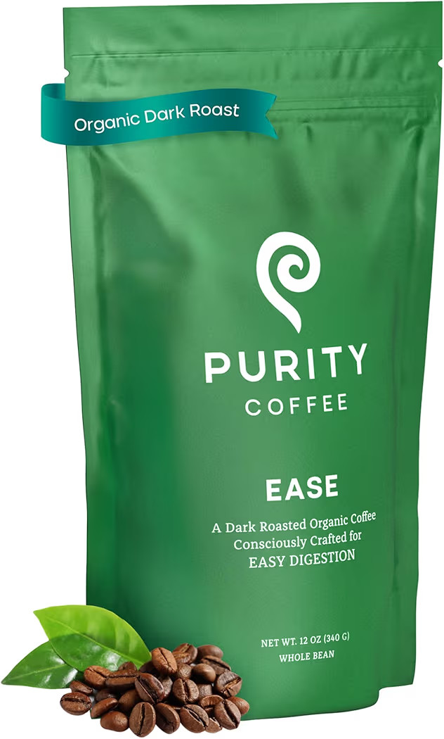 Purity Coffee EASE Dark Roast Low Acid Organic Coffee - USDA Certified Organic Specialty Grade Ar... | Amazon (US)