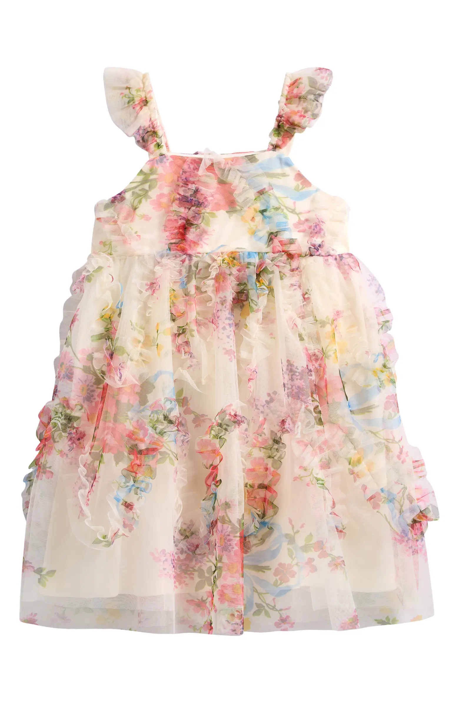 Ava & Yelly Kids' Ruffle Trapeze Party Dress | Nordstromrack | Nordstrom Rack