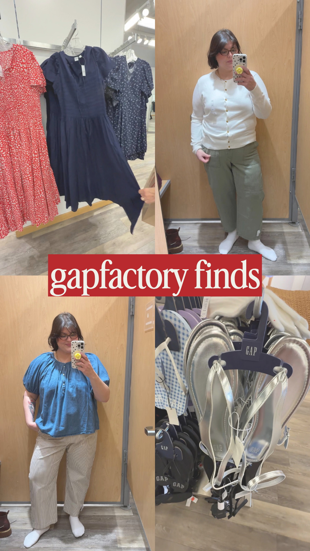 are we sleeping on gapfactory? So many cute things for spring and summer. I LOVED the pull on barrel pants and although I didn't try on the navy dress it was also adorable. 

For reference I'm a size 16/XXL in most things.  

 #LTKMidsize #LTKPlusSize