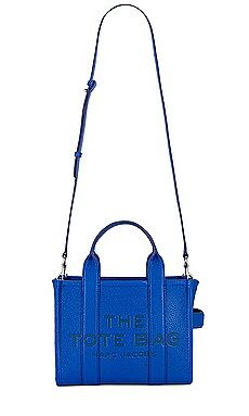 Marc Jacobs The Leather Small Tote Bag in Cobalt from Revolve.com | Revolve Clothing (Global)