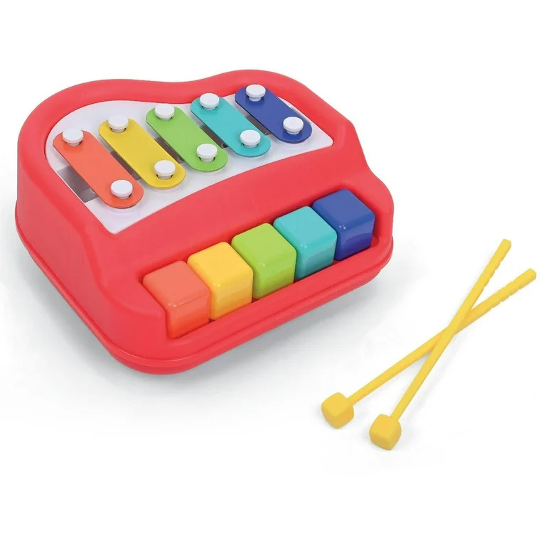 Kidoozie Happy Keys Music Maker - Musical Fun for 12 Months + Toddlers - 2-in-1 Piano & Xylophone... | Walmart (US)