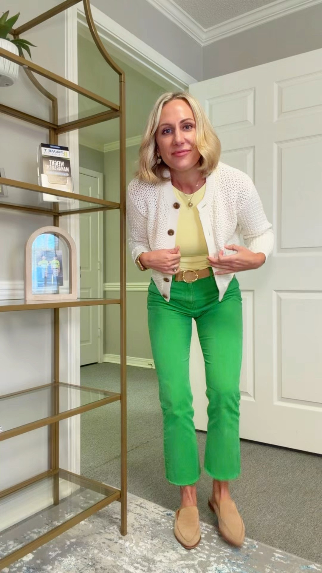 Feeling lucky 🍀 in very best #hocSpring way 

#GreenDenim #NaturalIngenue #SpringStyle #JCrewFactory @jcrew 

#LTKSeasonal #LTKootd #LTKOver40