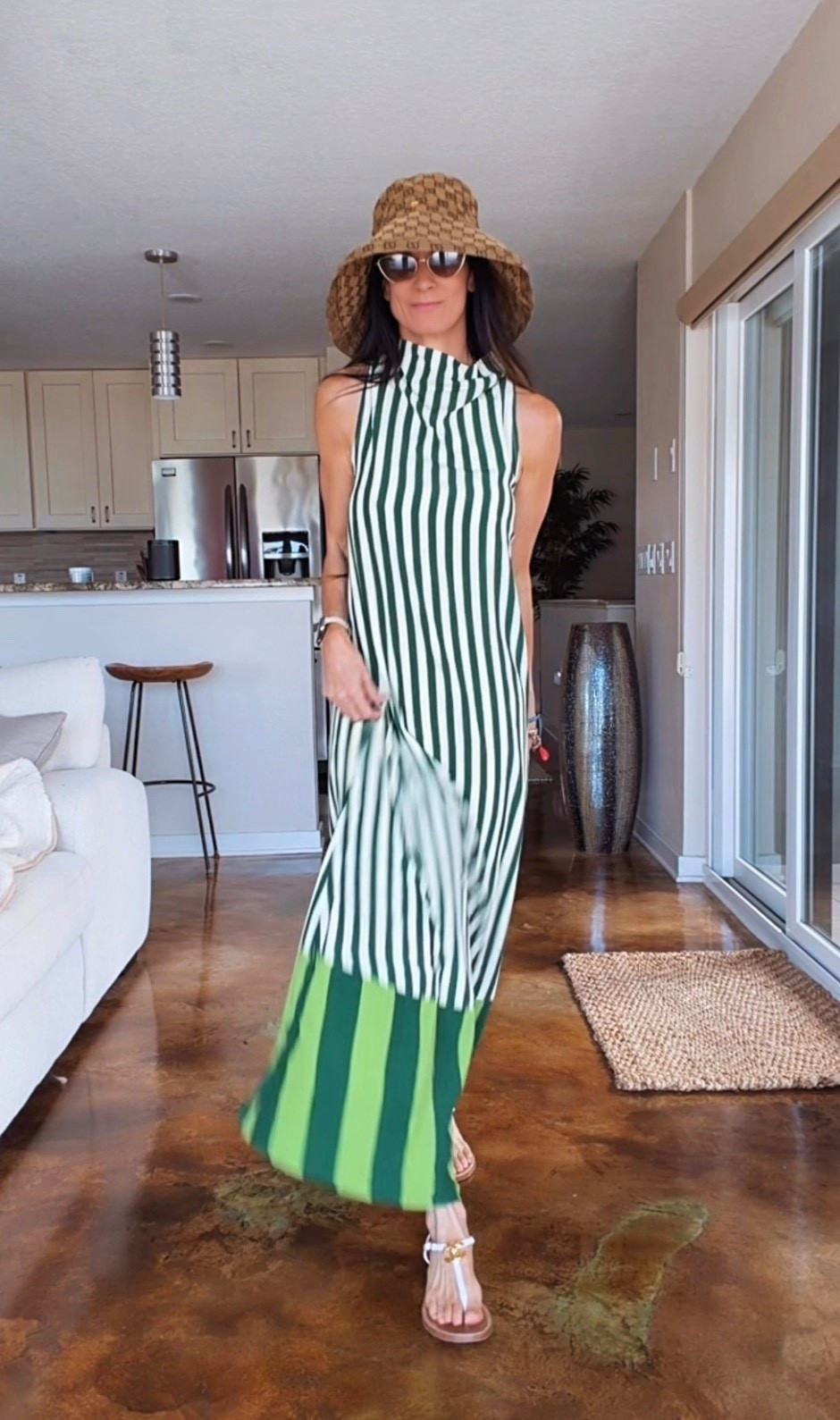 Spring called… and she said wear the dress 💚✨

Flowy, effortless, and just dramatic enough to make an entrance (even if it’s just for a margarita on a Tuesday 😉).

This is one of those throw-on-and-suddenly-you’re that girl outfits… no overthinking required. The stripes, the movement, the whole vibe—it’s giving sunshine, fresh energy, and a fully booked social calendar 🌿🥂

Rewearing it because good outfits deserve a second moment… and honestly, she might be my spring uniform.

Wearing XS

#NicoleColeeStyle #SpringStyle #ResortWear #EffortlessChic #VacationVibes



#LTKdayinmylife #LTKgrwm #LTKootd