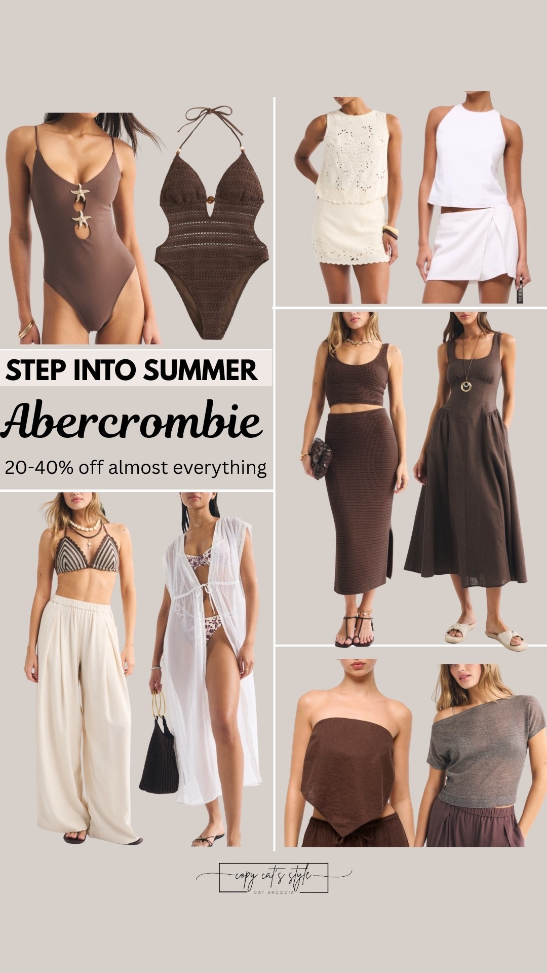 Abercrombie summer sale. Summer style dresses, swimsuits, coverups, tops, and more.

#LTKSeasonal #LTKSaleAlert #LTKMidsize