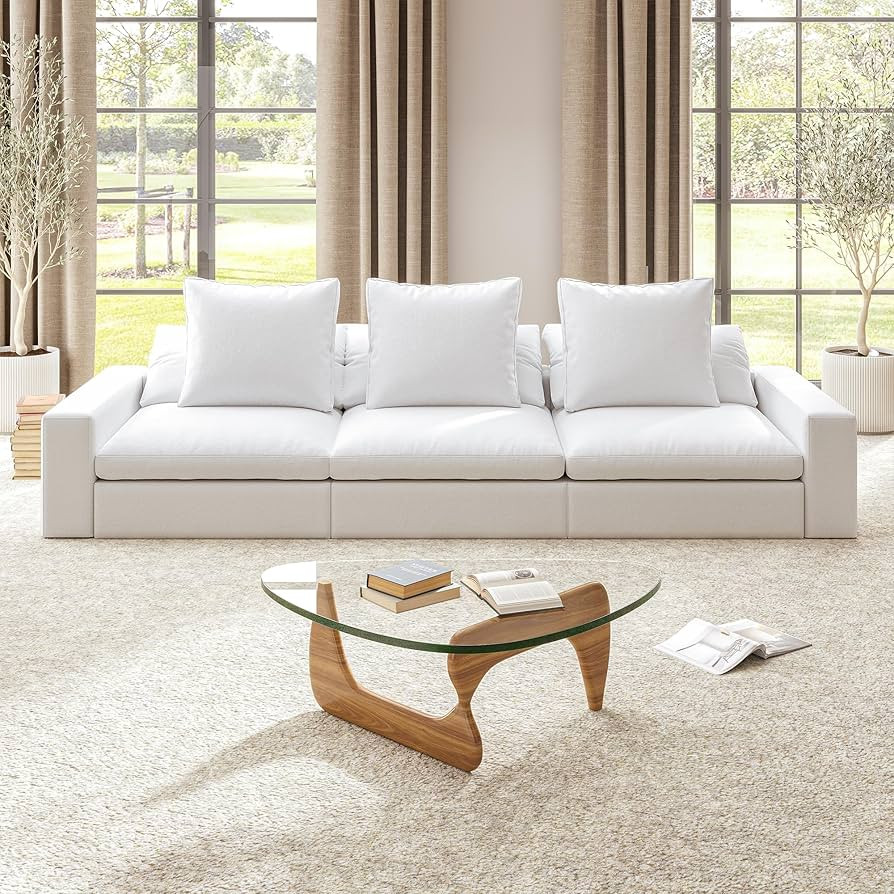 cebihy Modular Sectional Sofa Cloud Couch for Living Room, Comfy Down Fill Cloud Puff Modern Sofa... | Amazon (US)