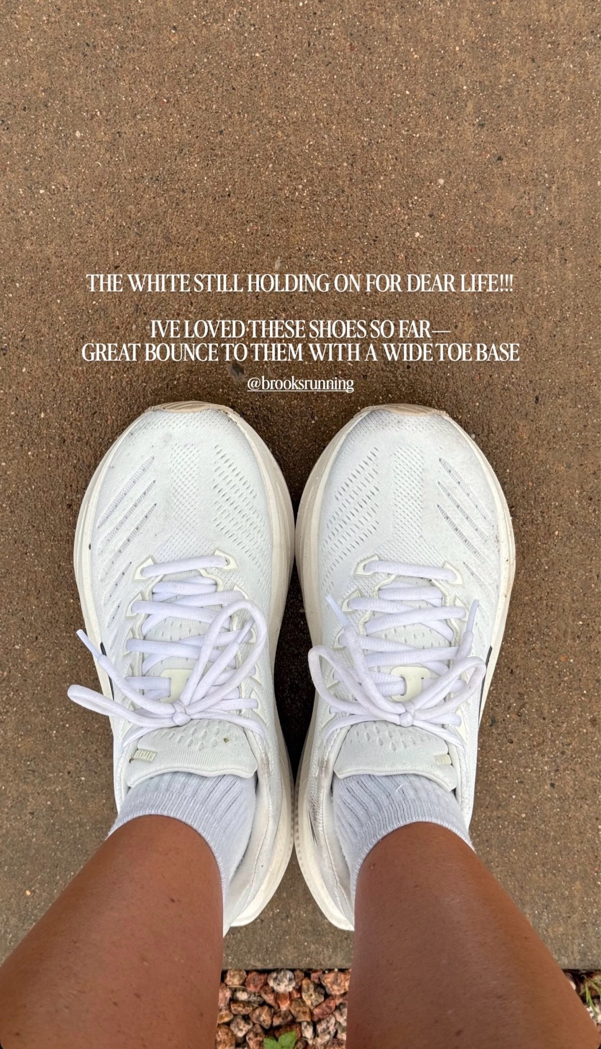 Sharing my Brooks running shoes I got at @Zappos // true to size but I size up with running shoes!