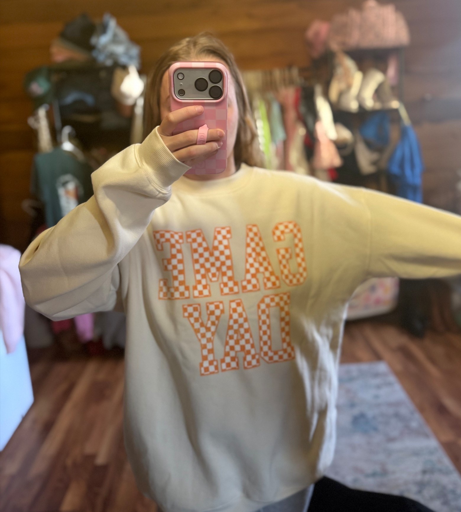 If you’re a University of Tennessee Volunteer football fan- I’ve got the cutest Game Day sweatshirt for ya! Also comes in blue and red for University of Kentucky, Ohio State, and Alabama 

#LTKGiftGuide #LTKOver40 #LTKFindsUnder50
