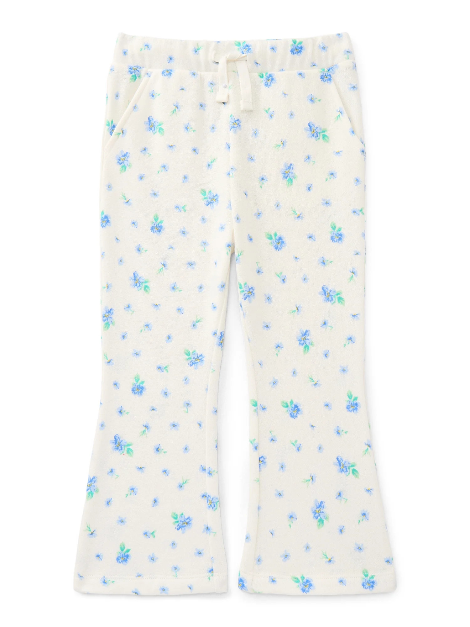 Wonder Nation Toddler Girls Fleece Flare Pants, Sizes 12M-5T | Walmart (US)