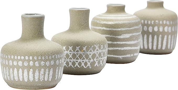 Main + Mesa Decorative Stoneware Vases, Set of 8 | Amazon (US)