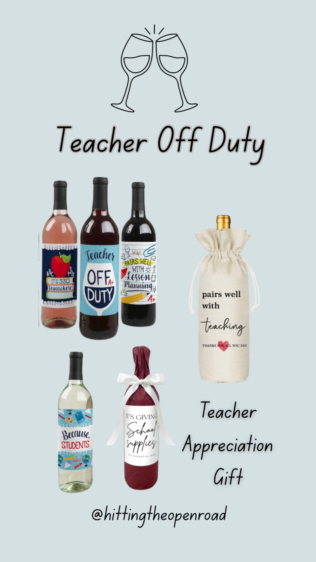 Did you know it's Teacher Appreciation Week? I'm sharing some last minute finds that could also be used as an end of the year gift. Please double check with another staff member to be sure your teacher enjoys wine before giving this one! 

#teachergifts #teacherappreciation

#LTKmomlife #LTKKids
