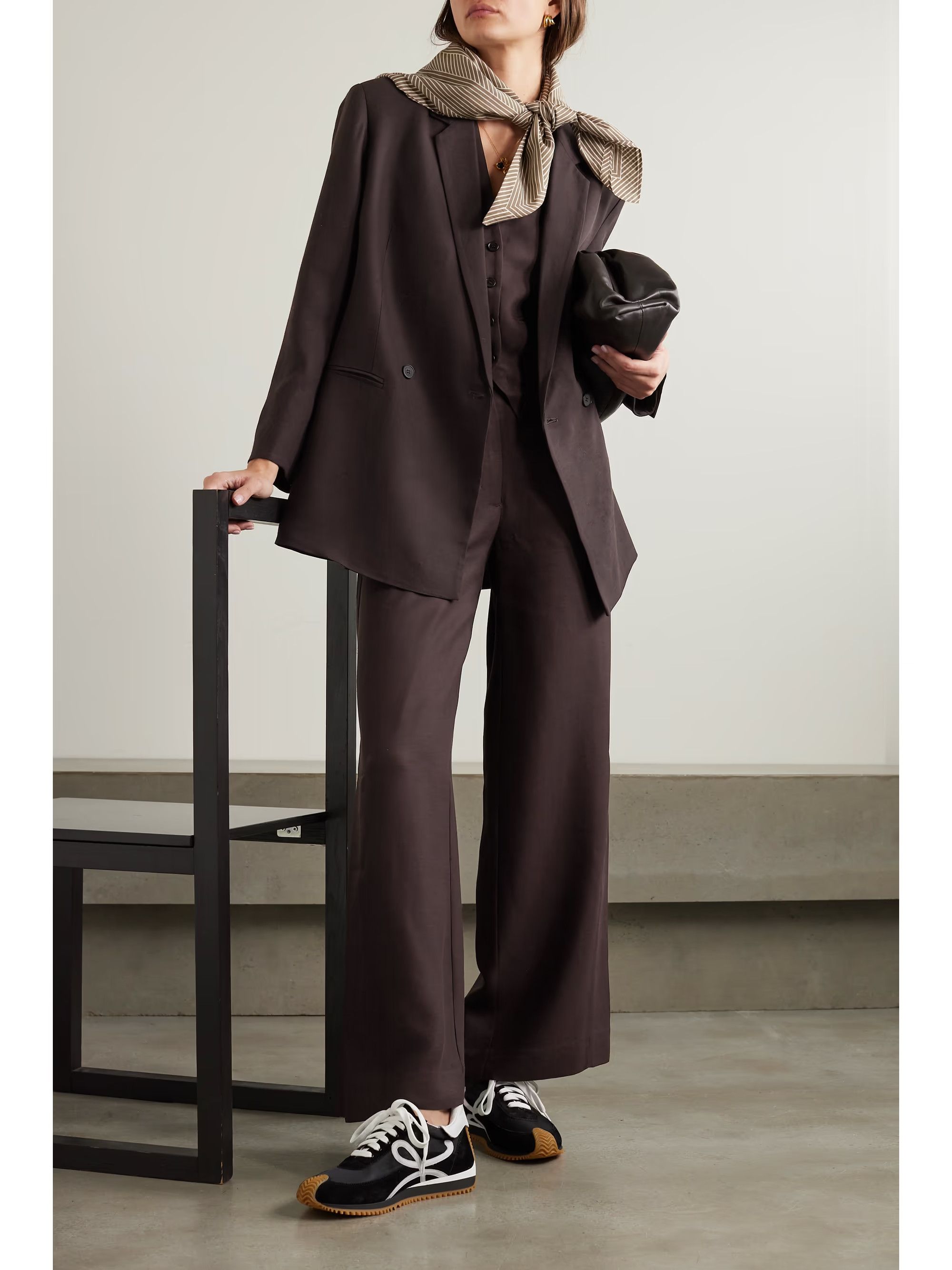 Elsa double-breasted crepe blazer | NET-A-PORTER (UK & EU)
