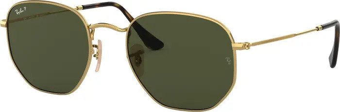 51mm Polarized Geometric Sunglasses | Nordstrom