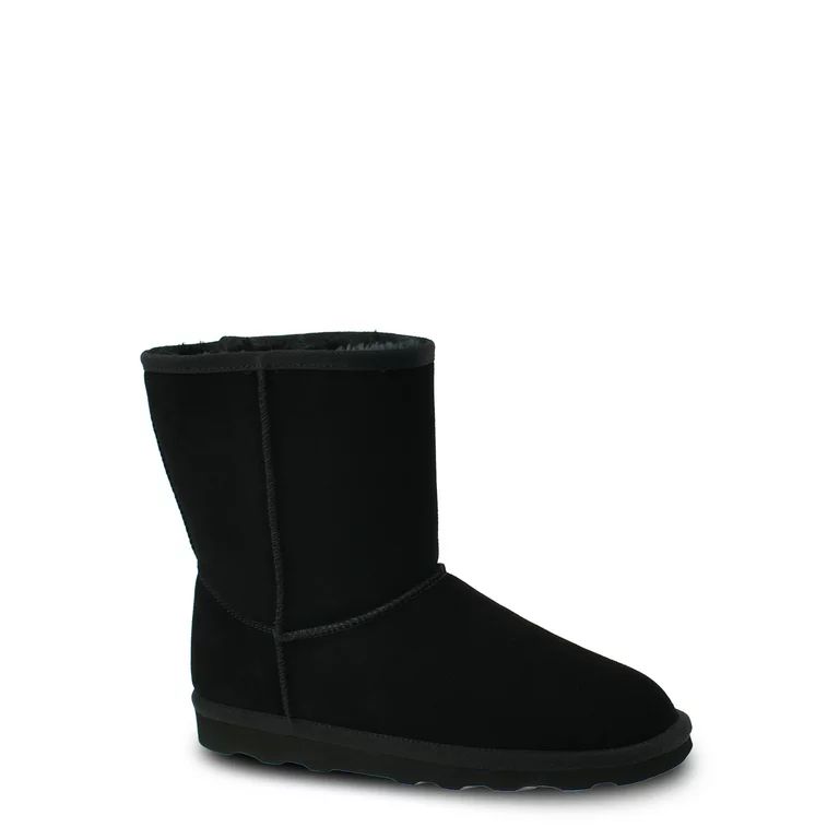 Time and Tru Women's Genuine Suede Boots - Walmart.com | Walmart (US)