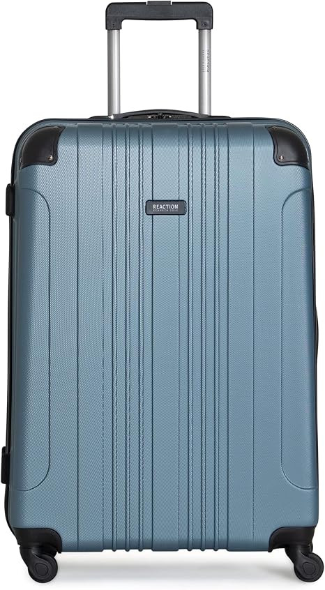 Kenneth Cole REACTION Out of Bounds Lightweight Hardshell 4-Wheel Spinner Luggage, Granite Blue, ... | Amazon (US)