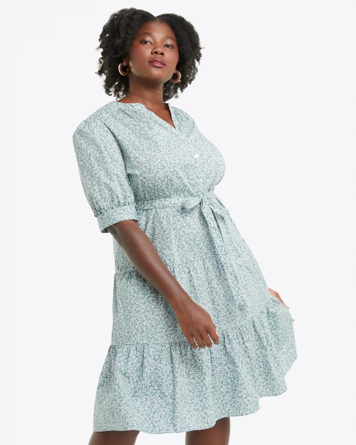 Loretta Shirt Dress in Fall Vines | Draper James (US)
