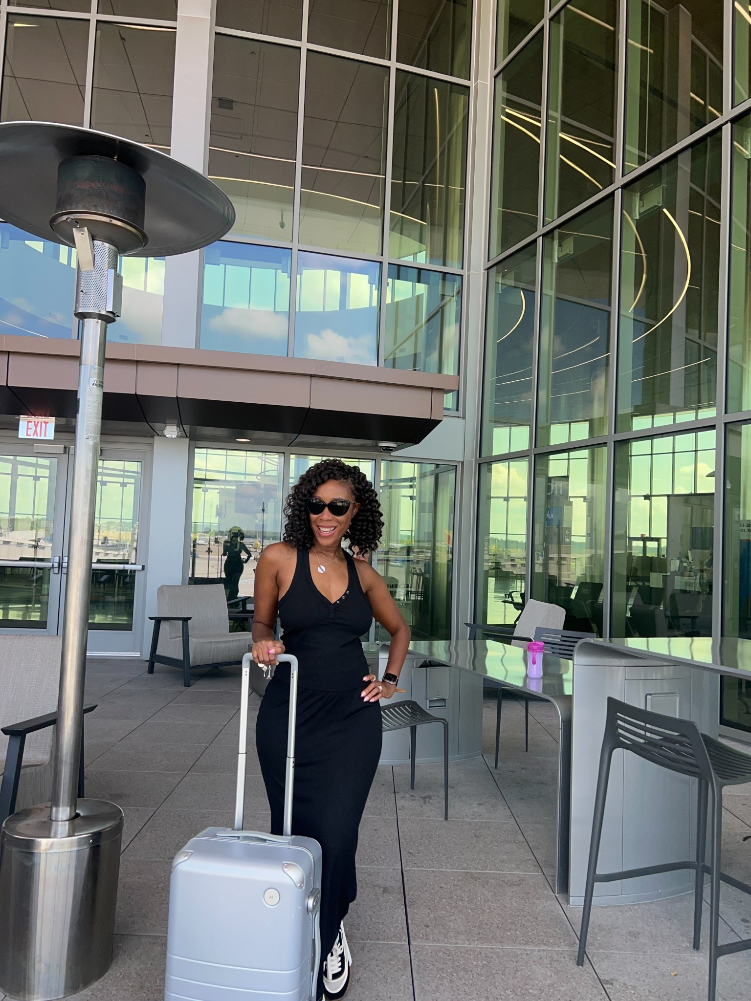 My new go-to travel uniform: comfy enough for the airport, chic enough for exploring. Maxi skirt + matching tank = effortless ✈️👟 

#LTKTravel #LTKFindsUnder50 #LTKOver40