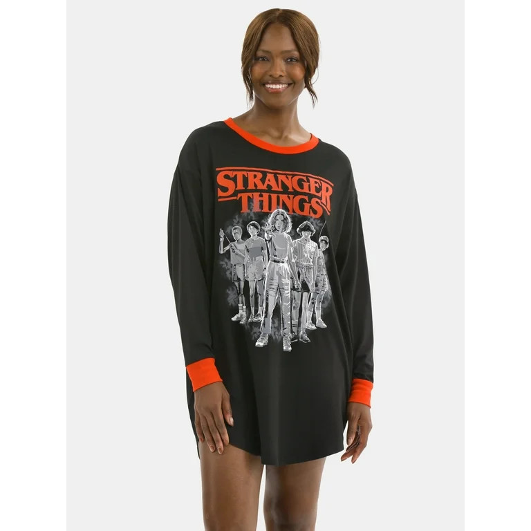Netflix Stranger Things Women's Sleepshirt, Sizes XS-3X | Walmart (US)