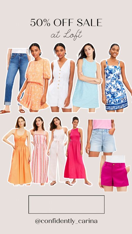 50% off sale at Loft right now!

Loving these dresses and shorts for summer outfits ✨

Midsize fashion, summer outfit inspo, mom outfit inspo, summer fashion

#LTKStyleTip #LTKMidsize #LTKSaleAlert