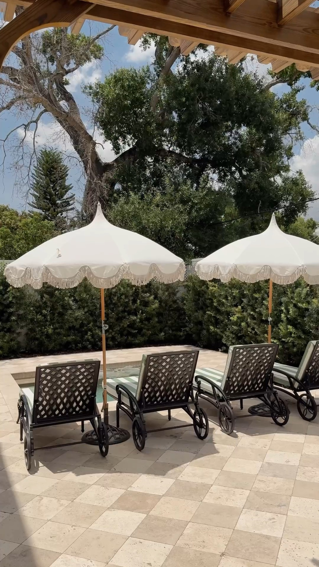 #ad The latest update to the Spanish Sanctuary backyard! I found this bistro set from @wayfair that fit perfectly in an unused corner to provide additional seating for guests. Linked it + similar options below.

#wayfairpartner #ad #wayfair

#LTKHome #LTKSeasonal