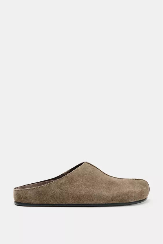 SPLIT SUEDE SLINGBACKS | Zara US