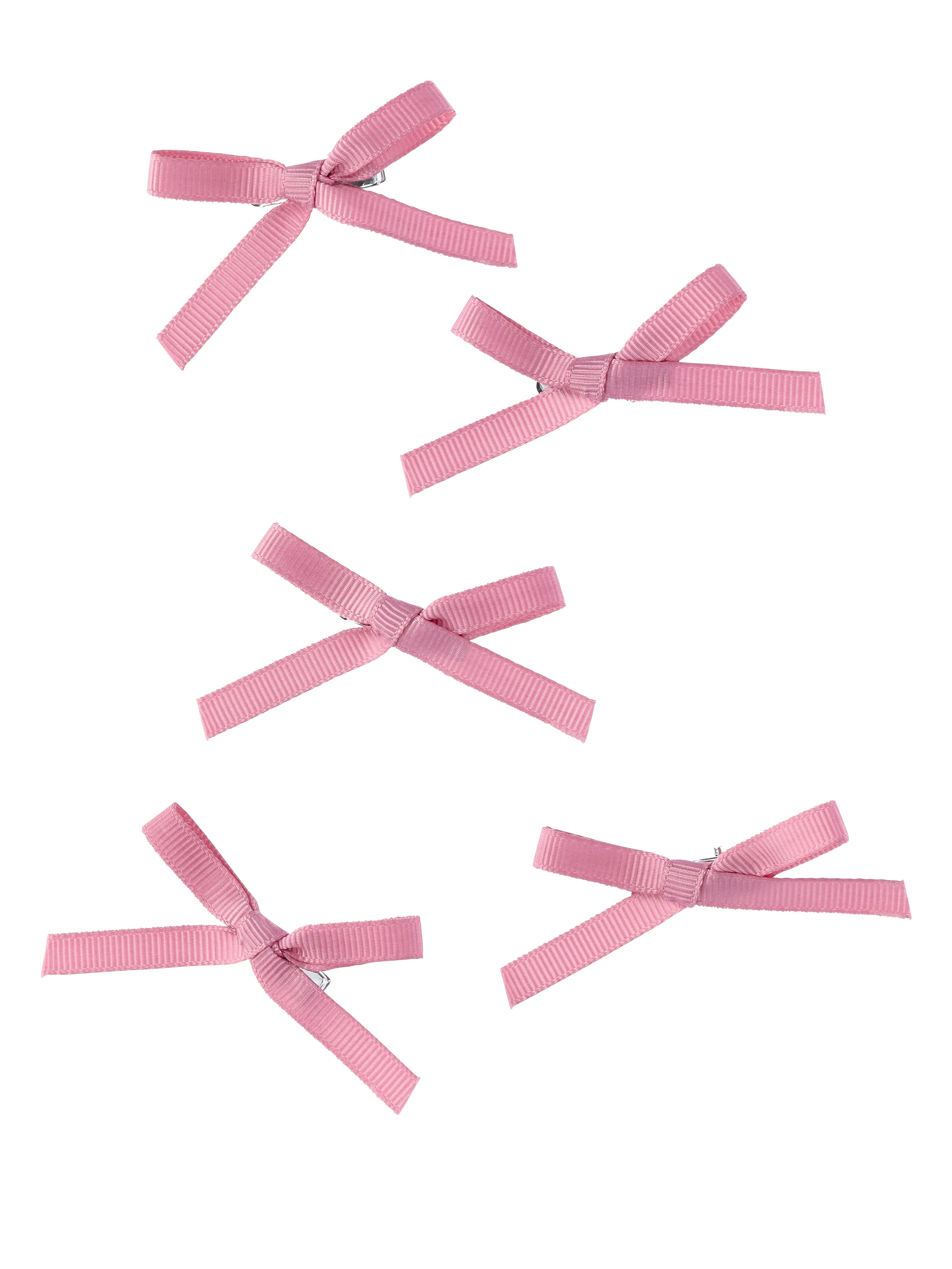 No Boundaries 5 Pack Grosgrain Ribbon Hair Clip, Purple | Walmart (US)