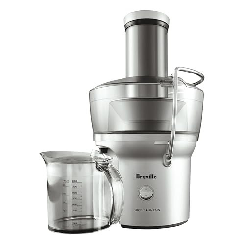 Breville BJE200XL Juice Fountain Compact Centrifugal Machine, 25 fl oz, Silver | Amazon (US)