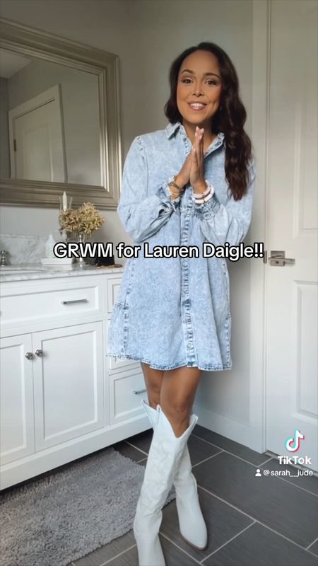Lauren Daigle Concert Outfit feat my Amazon Dress & White Western Boots! 🙌🏽🫶🏽

#LTKSeasonal #LTKstyletip #LTKfindsunder100