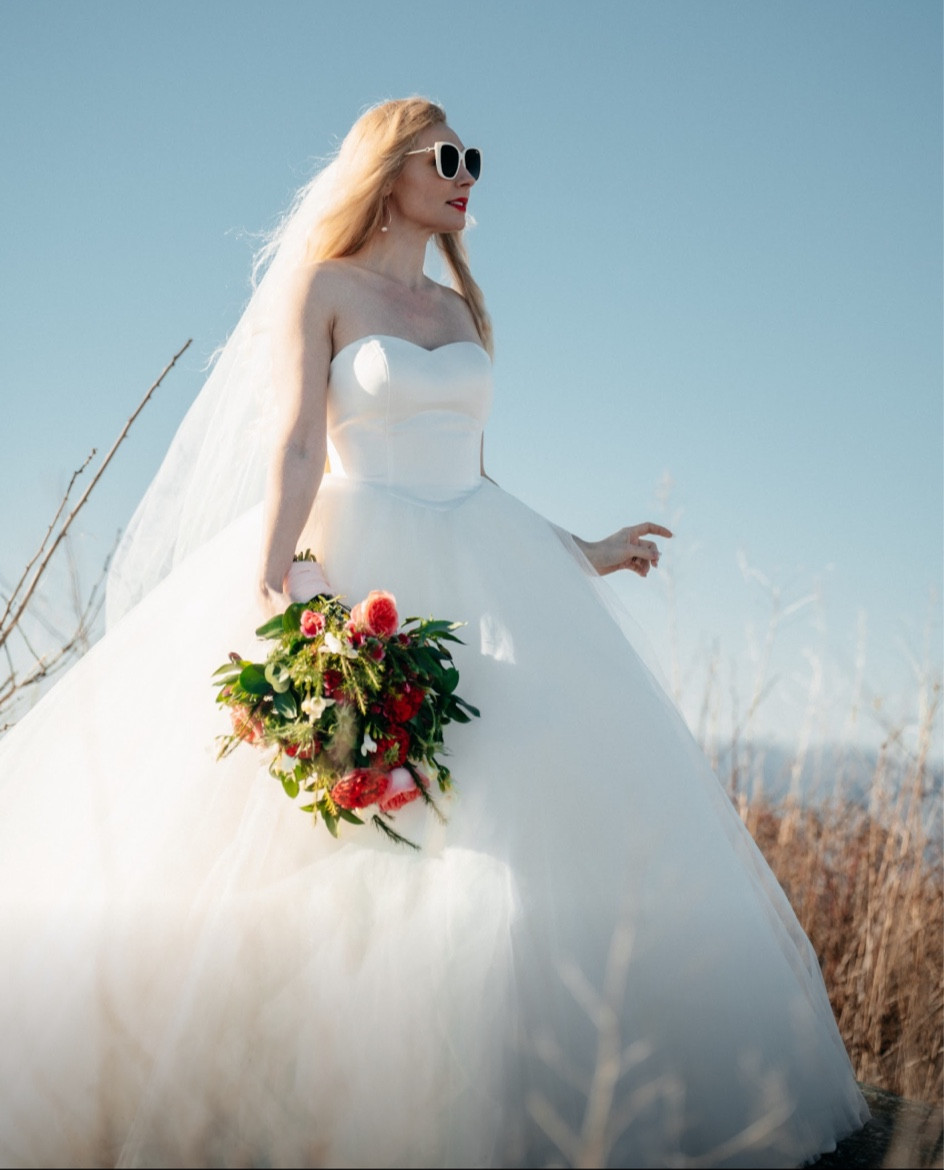 Strapless sweetheart wedding gown or prom dress with lots and lots of tulle 

#LTKwedding #LTKbeauty #LTKparties