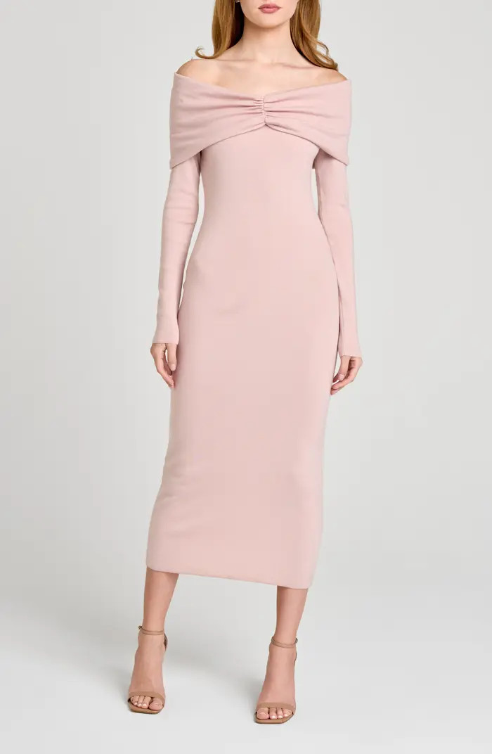 Alice Off the Shoulder Long Sleeve Knit Dress | Nordstrom