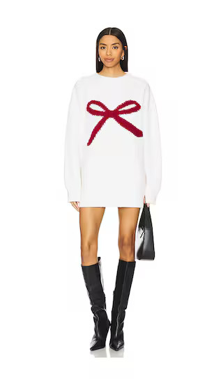 Junia Sweater Dress in Ivory | Revolve Clothing (Global)