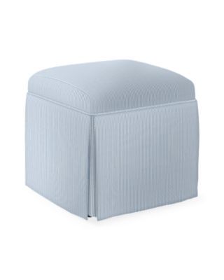 Harrison Swivel Cube - Skirted | Serena and Lily