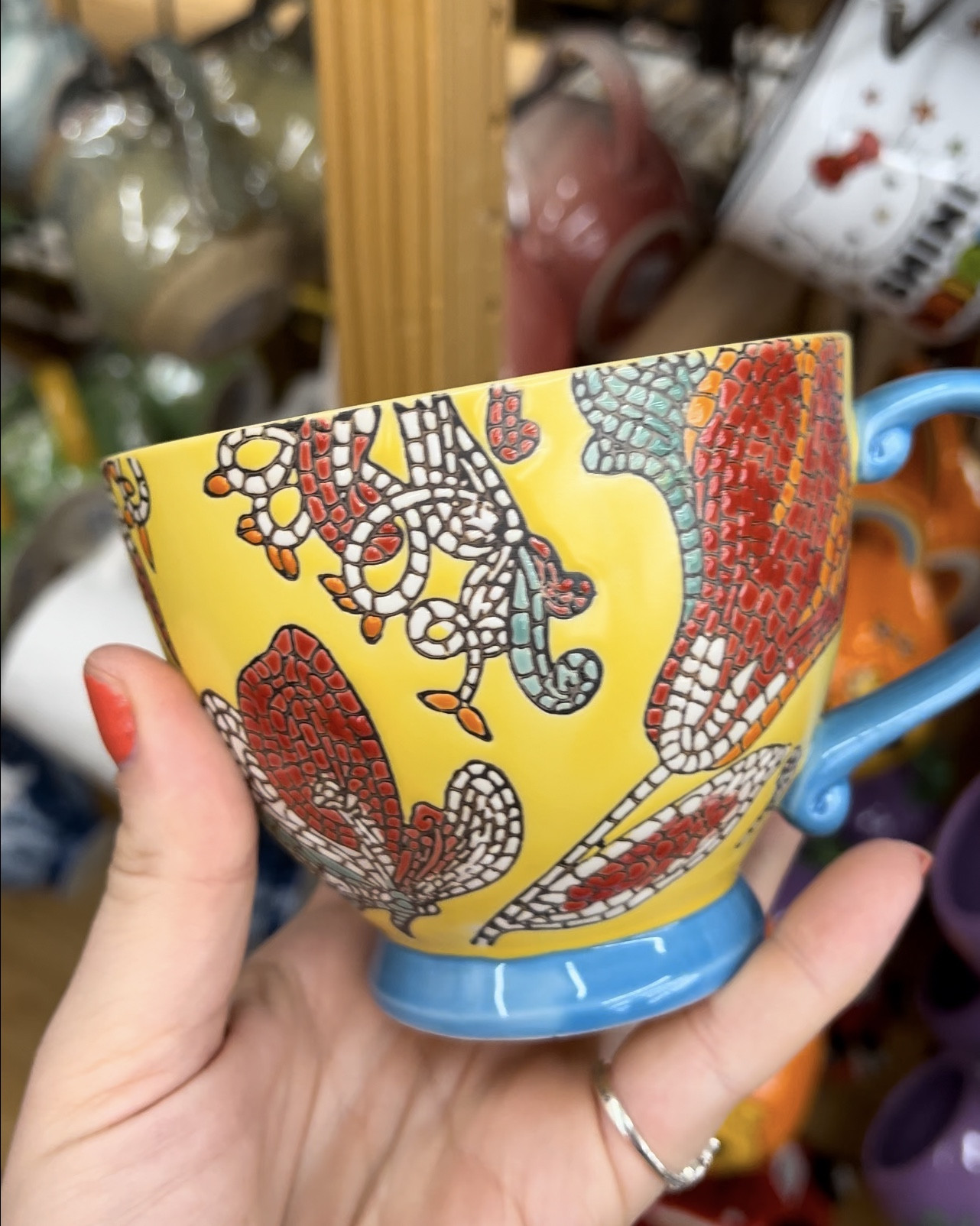 These mosaic cups. I love the colorful designs. 

#LTKSummerSales #LTKSeasonal #LTKSaleAlert