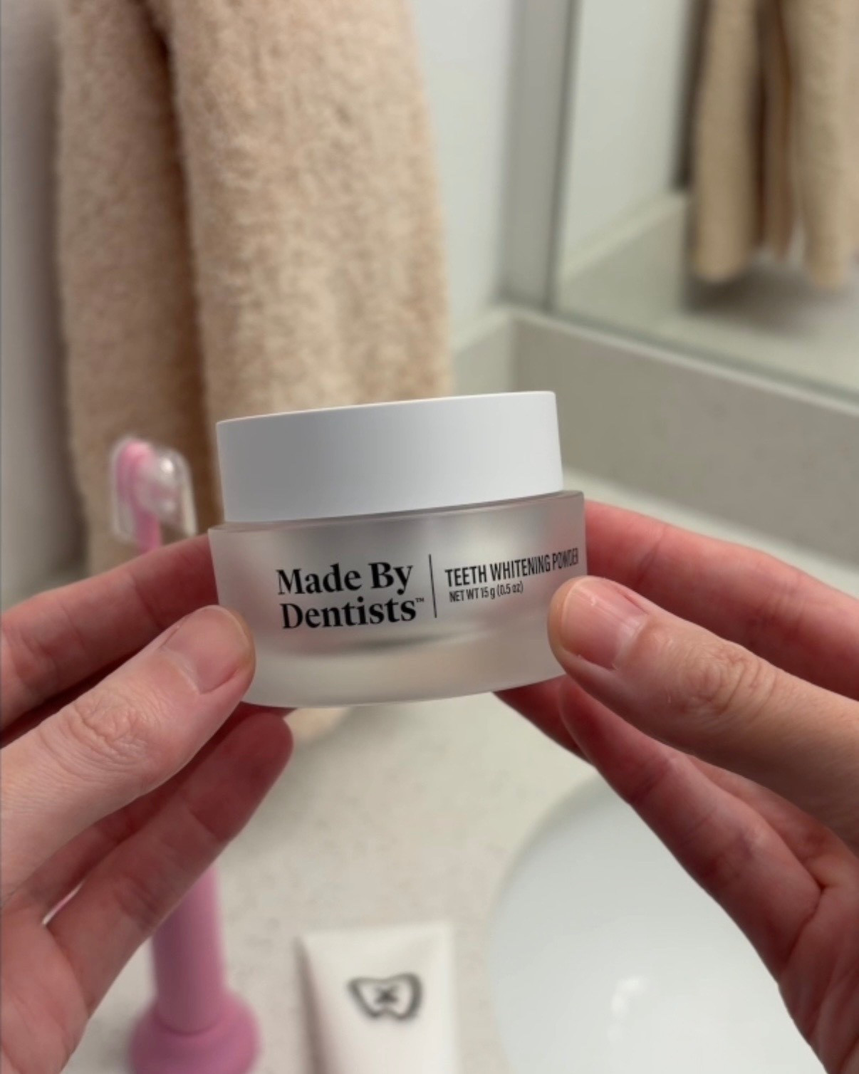 the most aesthetic two minutes of my morning 💖✨ 

#LTKgrwm #LTKselfcare #LTKmorningroutine