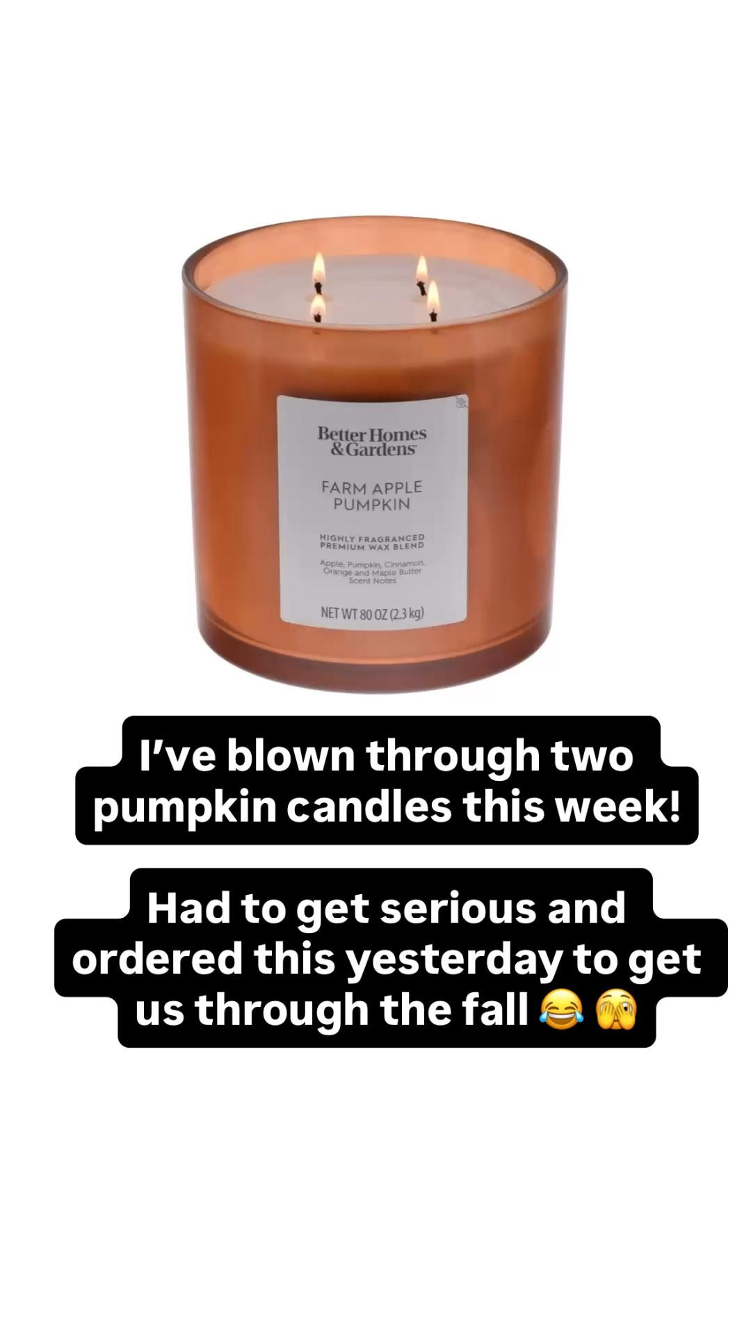 Everyone who comes into our house mentions how good it smells!

After blowing through 2 pumpkin candles I HAD to buy more! I’m hoping these will get me through fall.

#LTKSeasonal #LTKHome