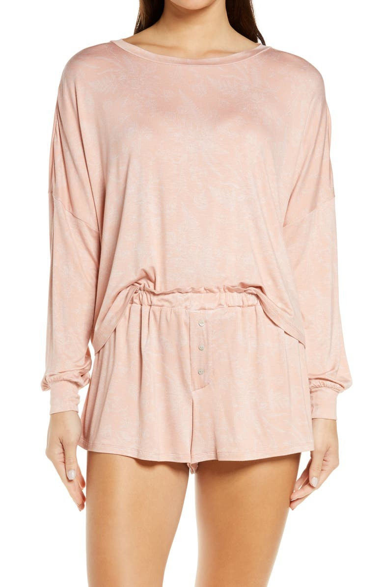 All American Long Sleeve Shortie Pajamas | Nordstrom