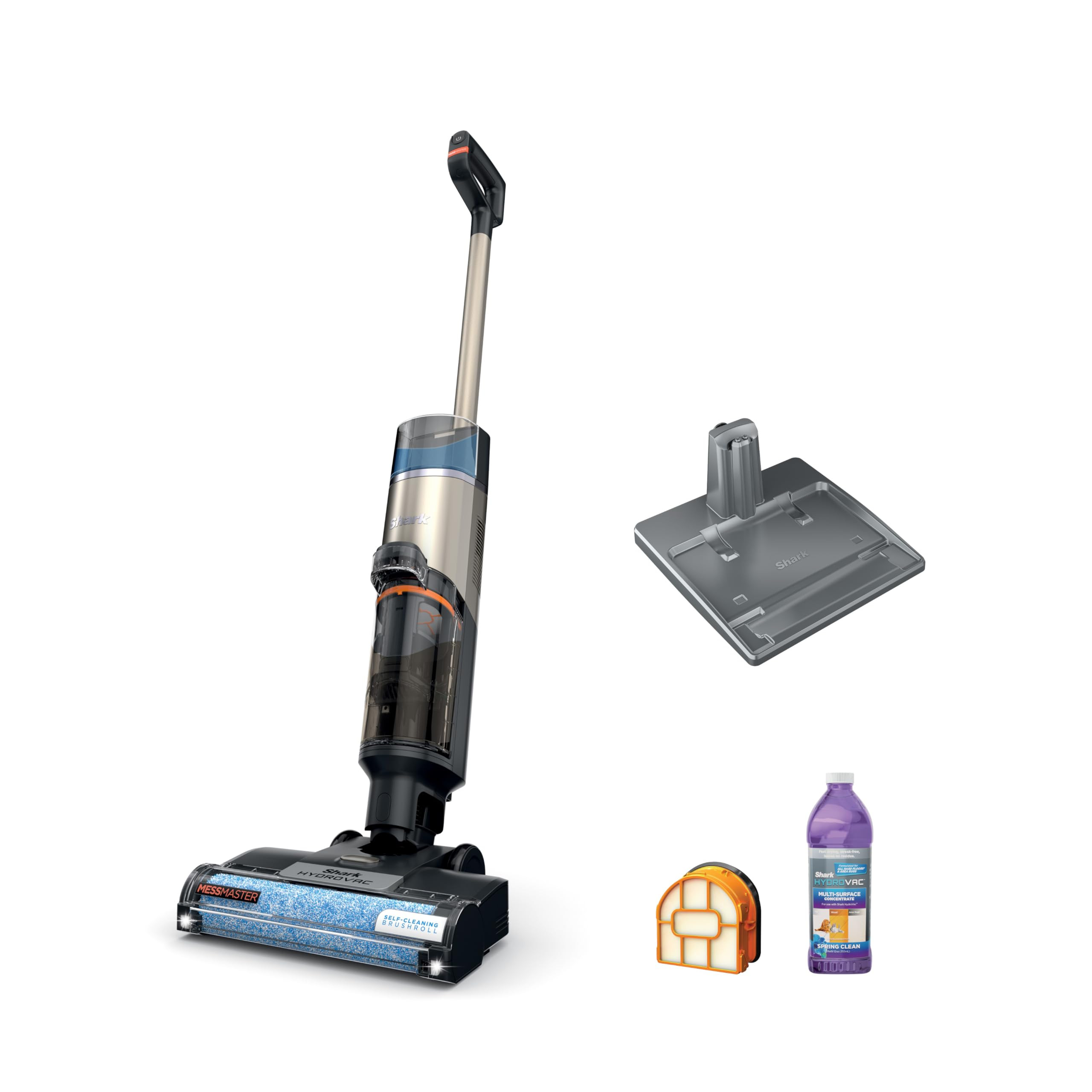 Shark HydroVac MessMaster Wet Dry Vacuum Cleaner, Cordless, 3-in-1 Vacuum Mop All in One & Self-C... | Amazon (US)
