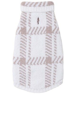 CozyChic Plaid Pet Sweater in Cream & Tan | Revolve Clothing (Global)