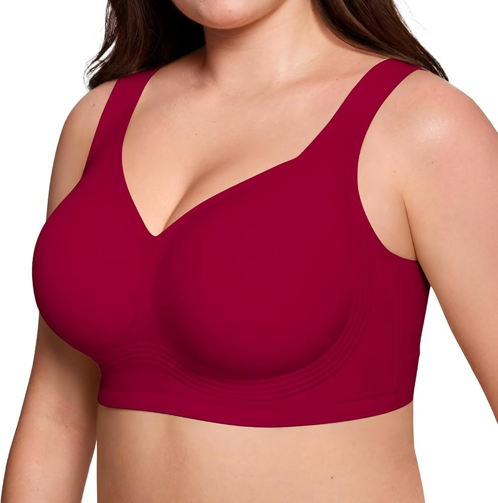 ProKloud Jelly Bras for Plus Size Women Wireless Full Coverage No Underwire | Amazon (US)