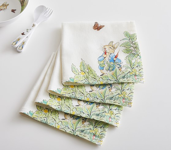 Peter Rabbit™ Garden Napkin | Pottery Barn Kids