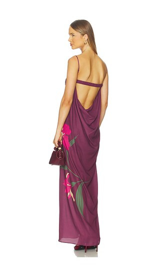 Chloe Maxi Dress in Raspberry Iris | Revolve Clothing (Global)