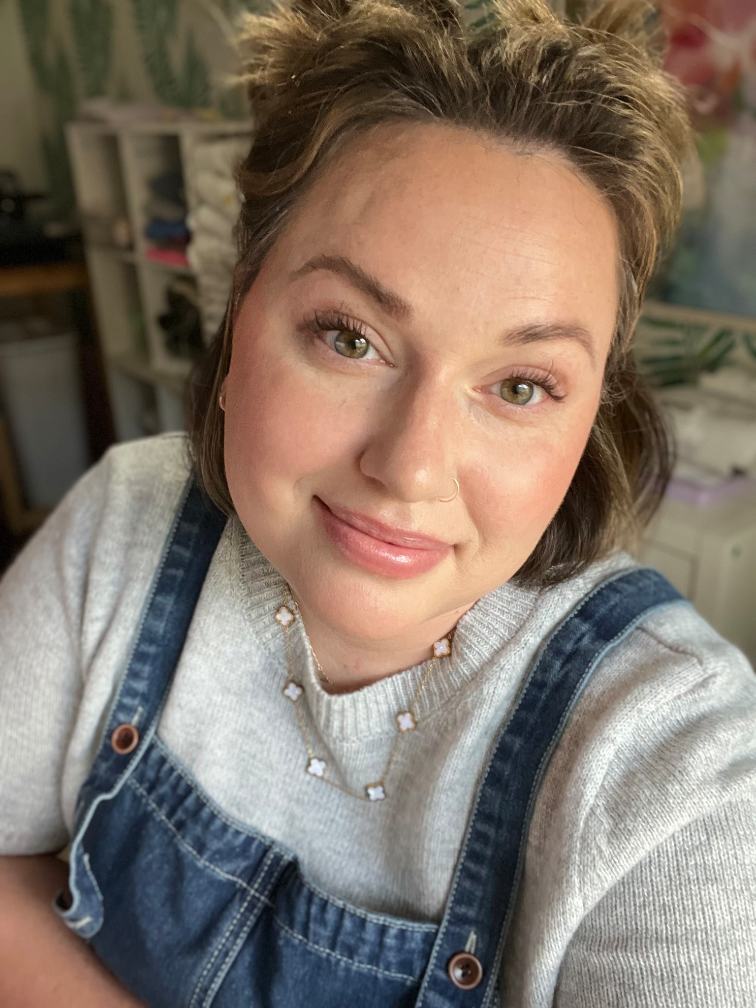 So many questions about my overalls and necklace 🤩 

#LTKMidsize #LTKFindsUnder50