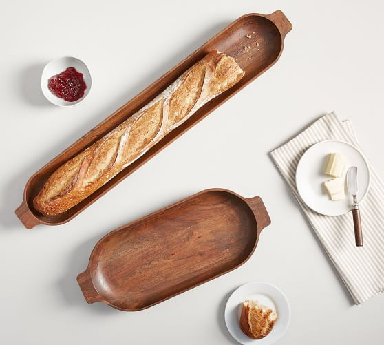 Chateau Acacia Wood Dough Bowls | Pottery Barn (US)