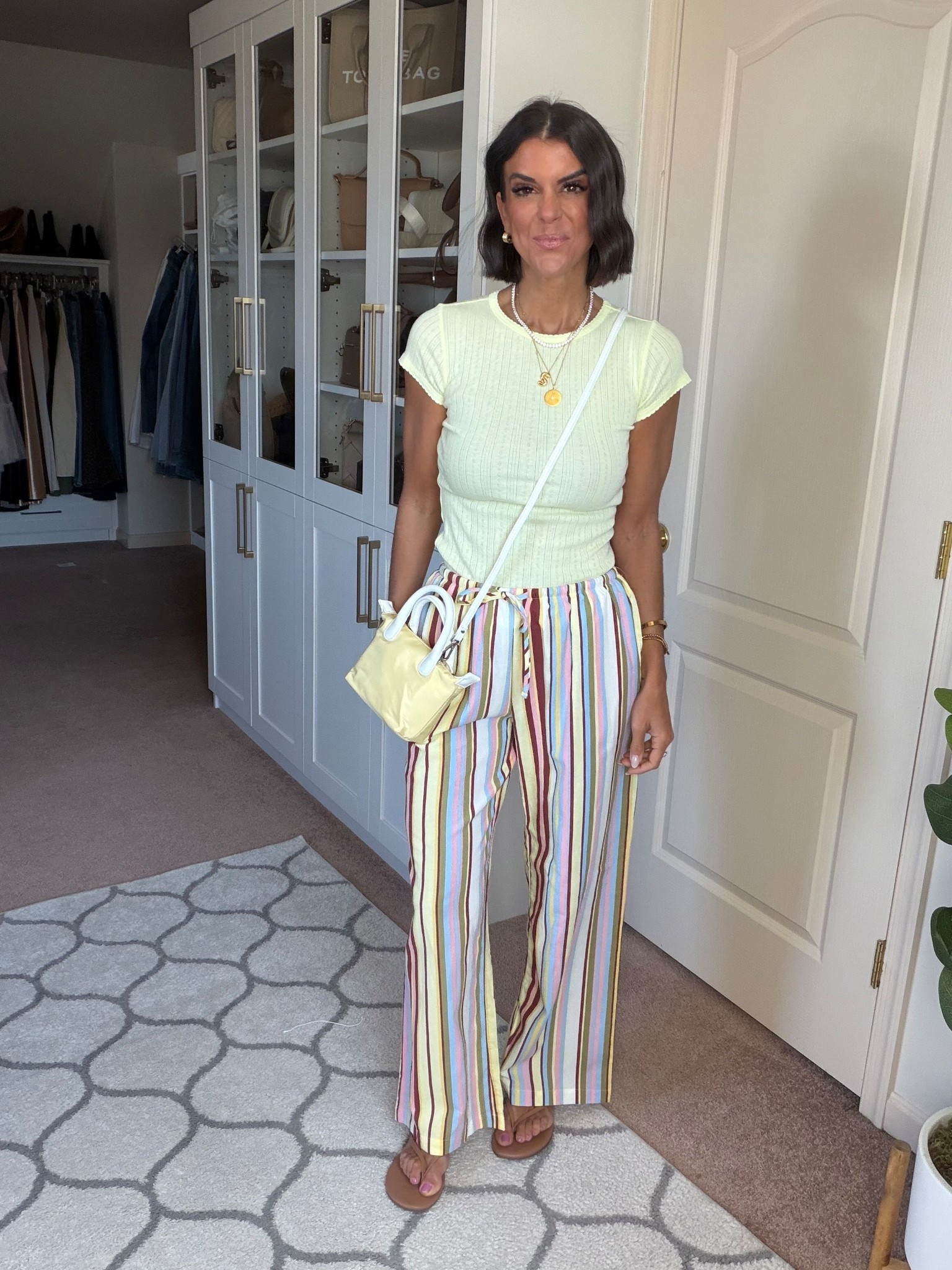 $12 Walmart pull on pants on the top seller list this sssk! Size xs in tee, size small in pants 

#LTKootd #LTKSeasonal #LTKgrwm