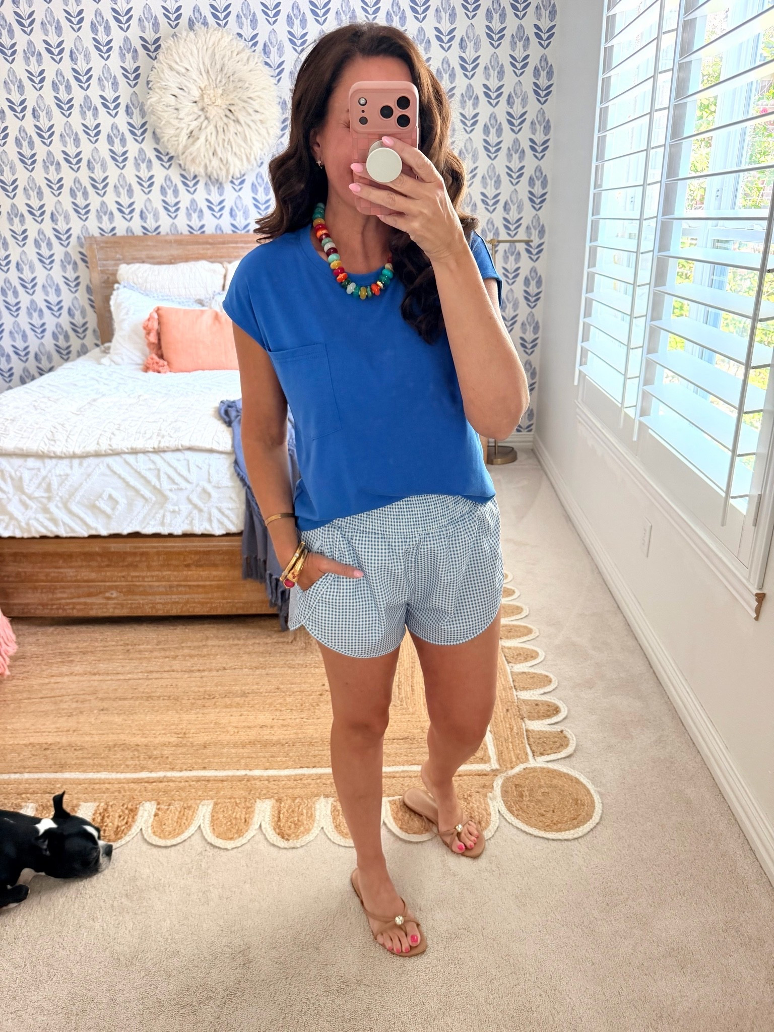 #1 selling women's running shorts with built in briefs! Lots of color options-solid and patterns. Wearing a medium
These cap sleeve tees are the perfect every day pocket tee! Currently on major sale! Wearing a small. 
.

#LTKootd #LTKmomlife #LTKSeasonal