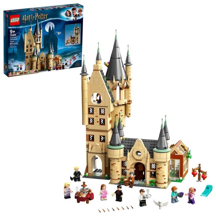 LEGO Harry Potter Hogwarts Astronomy Tower Brick Toy with Action Minifigures 75969 | Target