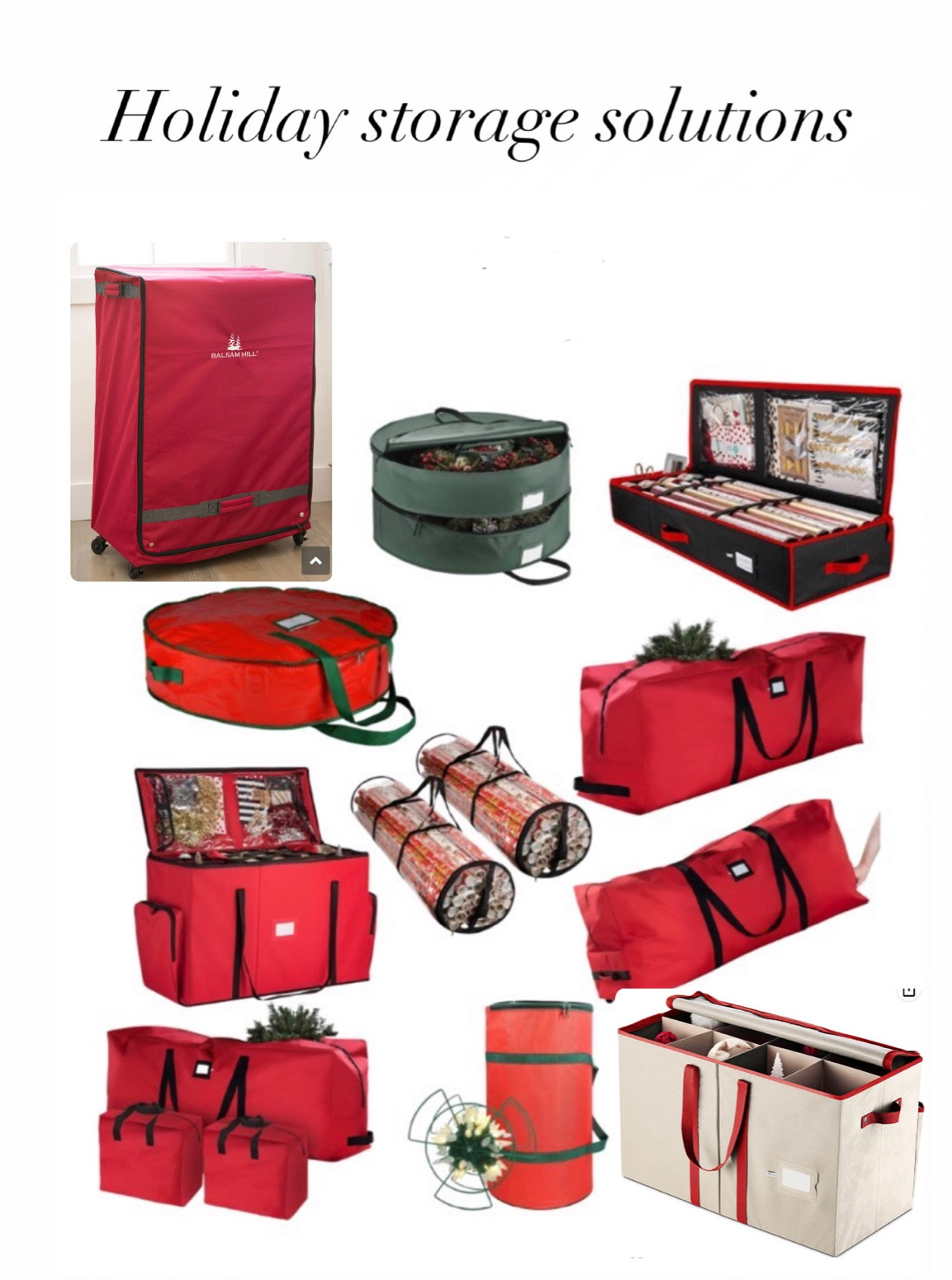 Holiday and Christmas storage solutions 
Amazon finds 
Amazon storage 
Organized home 
Amazon must haves 
Holiday storage 

#LTKunder50 #LTKSeasonal #LTKhome