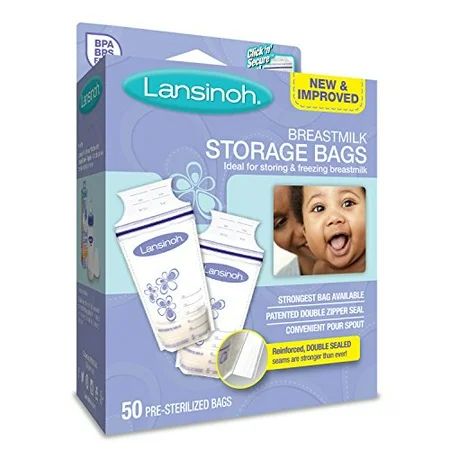 2 Pack - Lansinoh Breastmilk Storage Bags 50 Each | Walmart (US)