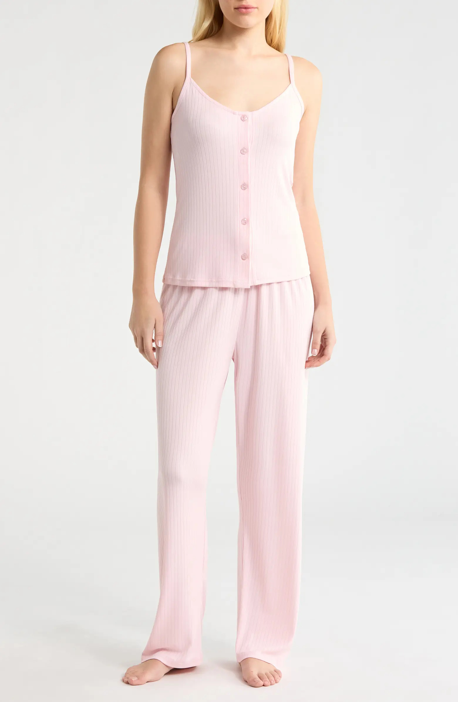 Rib Camisole & Pants Sleep Set | Nordstrom