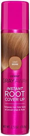 EVERPRO Gray Away Instant Root Cover Up Spray 2.5oz - Light Brown | Amazon (US)